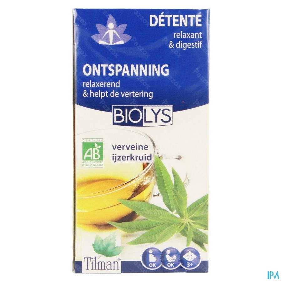 Biolys Verveine Bio Tea-bags 20
