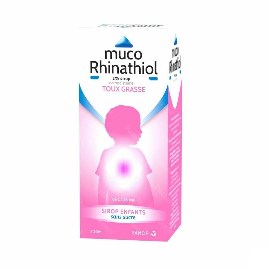 Muco Rhinathiol 2% Sir Inf S/sucre 200ml