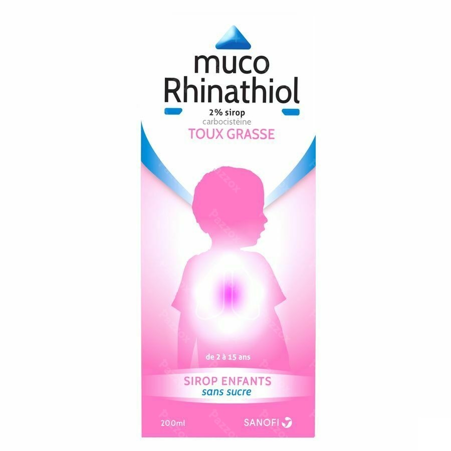 Muco Rhinathiol 2% Sir Inf S/sucre 200ml