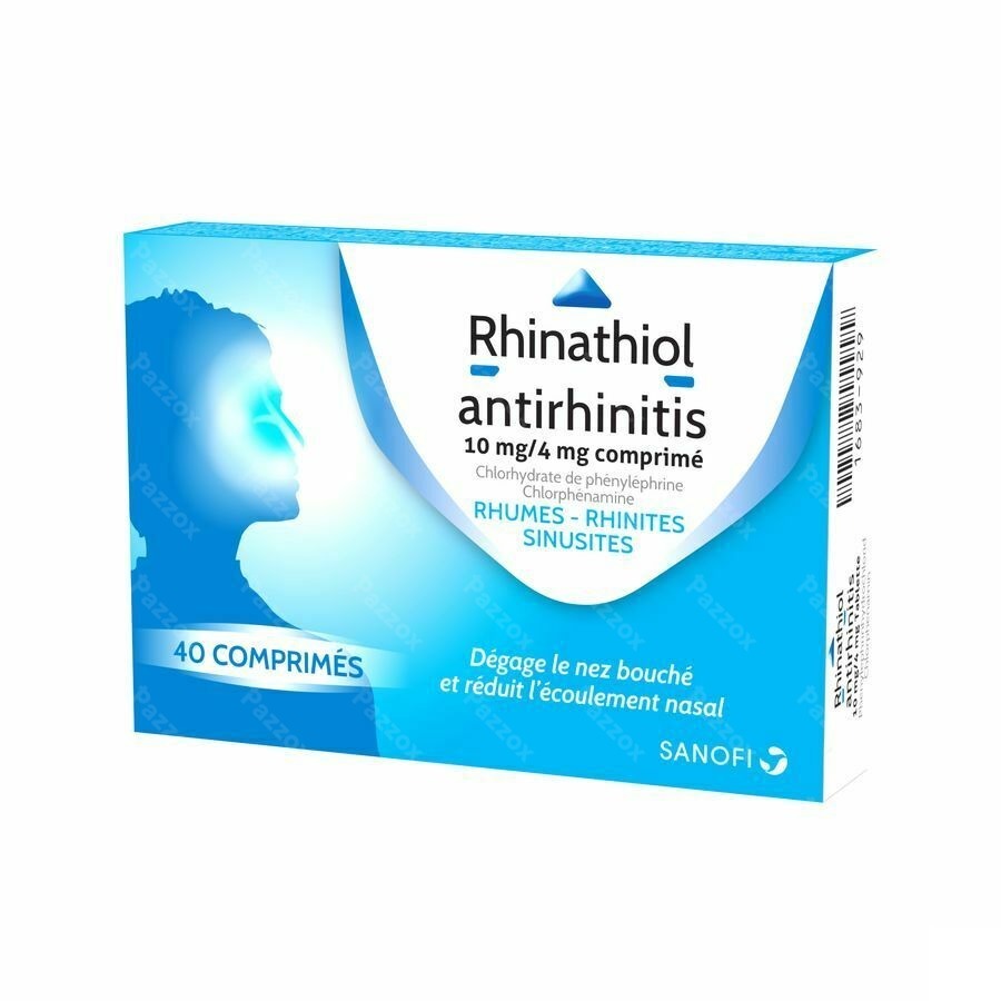 Rhinathiol Antirhinitis 40 Comprimés