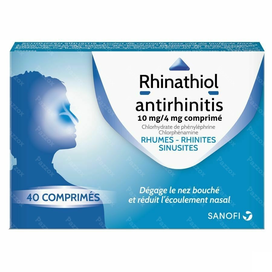 Rhinathiol Antirhinitis 40 Comprimés