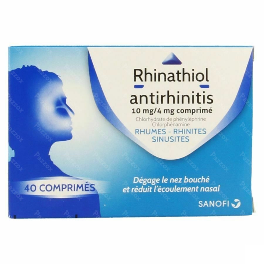 Rhinathiol Antirhinitis 40 Comprimés