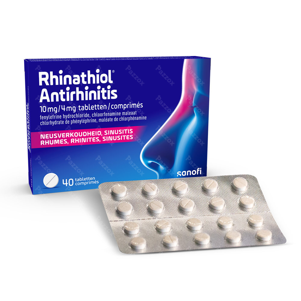 Rhinathiol Antirhinitis 40 Comprimés