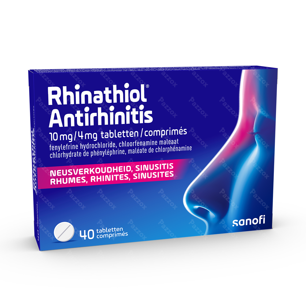 Rhinathiol Antirhinitis 40 Comprimés