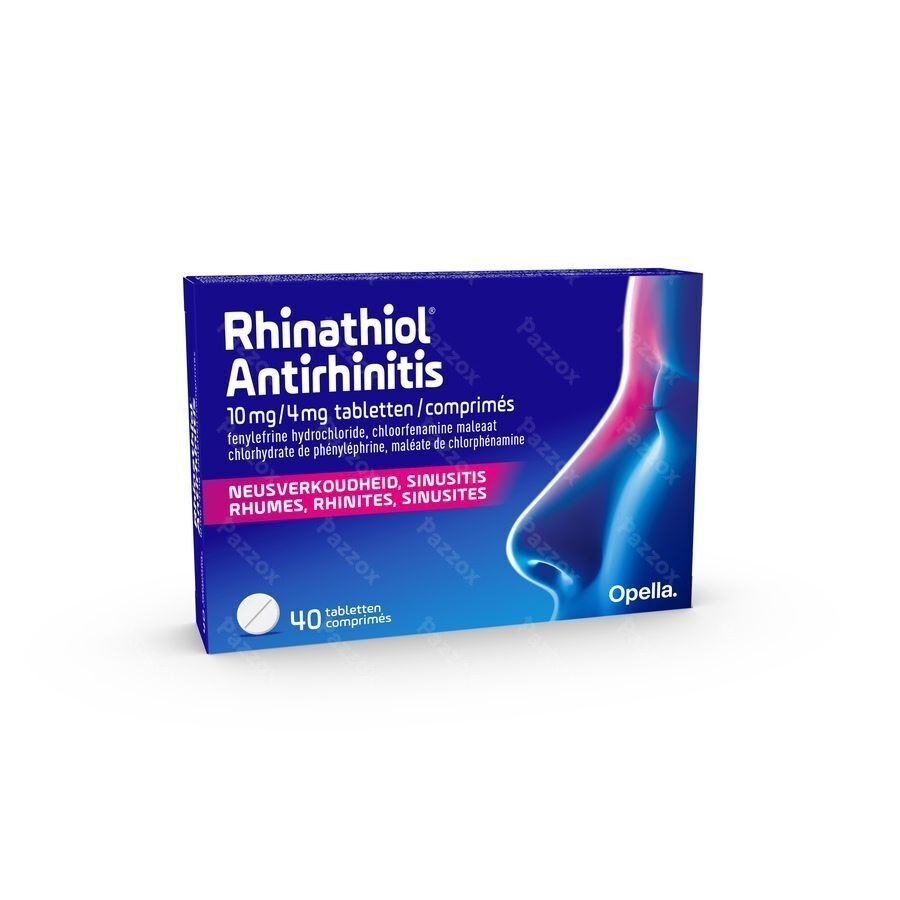 Rhinathiol Antirhinitis 40 Comprimés