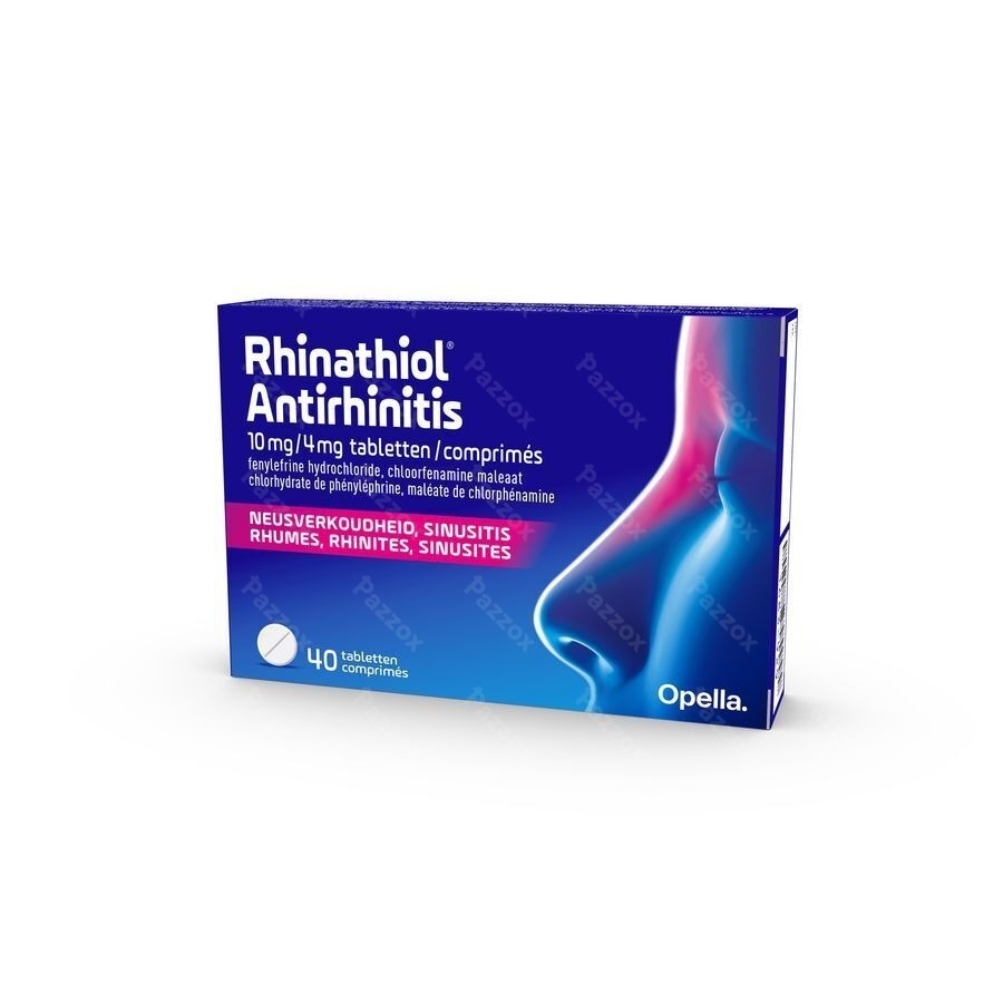 Rhinathiol Antirhinitis 40 Comprimés