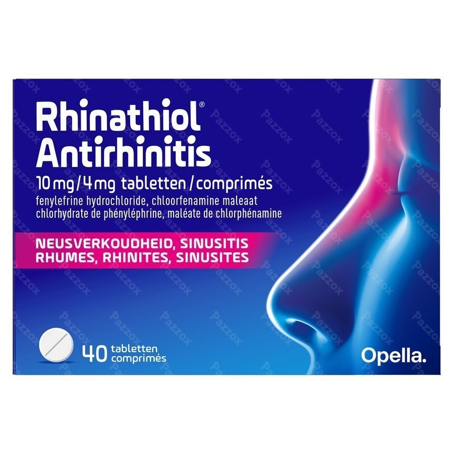 Rhinathiol Antirhinitis 40 Comprimés