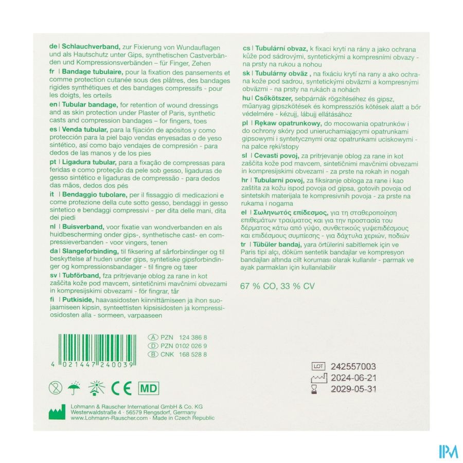 Tubegauz Bande Tubulaire 20m T5 24003