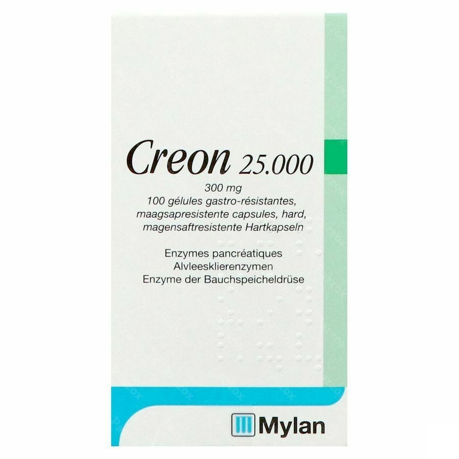 Creon 25000 Caps Gastroresist 100 X 300mg