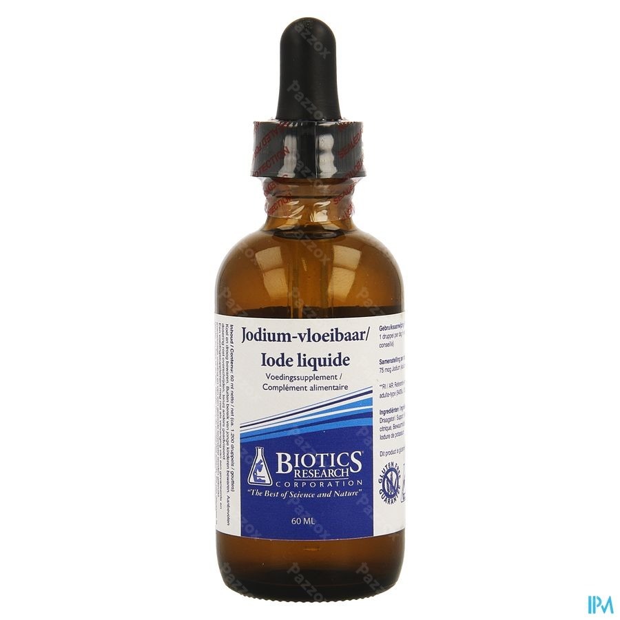 Iode Liquide Biotics Gutt 2oz