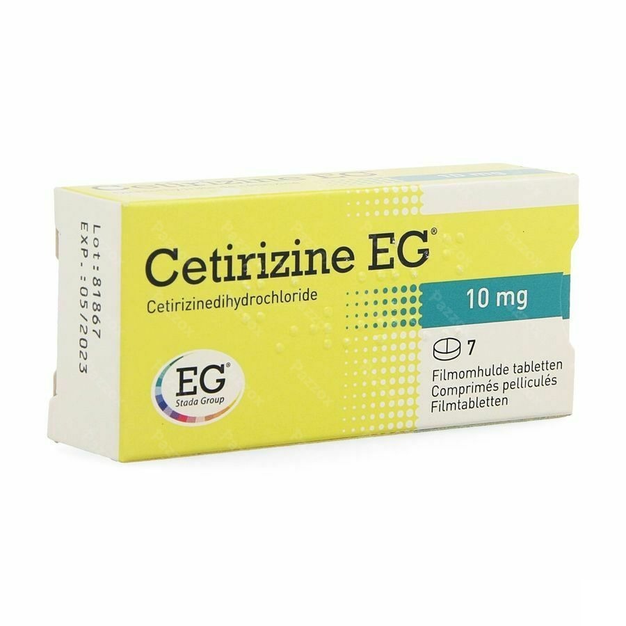 Cetirizine EG           Comp 7X10Mg