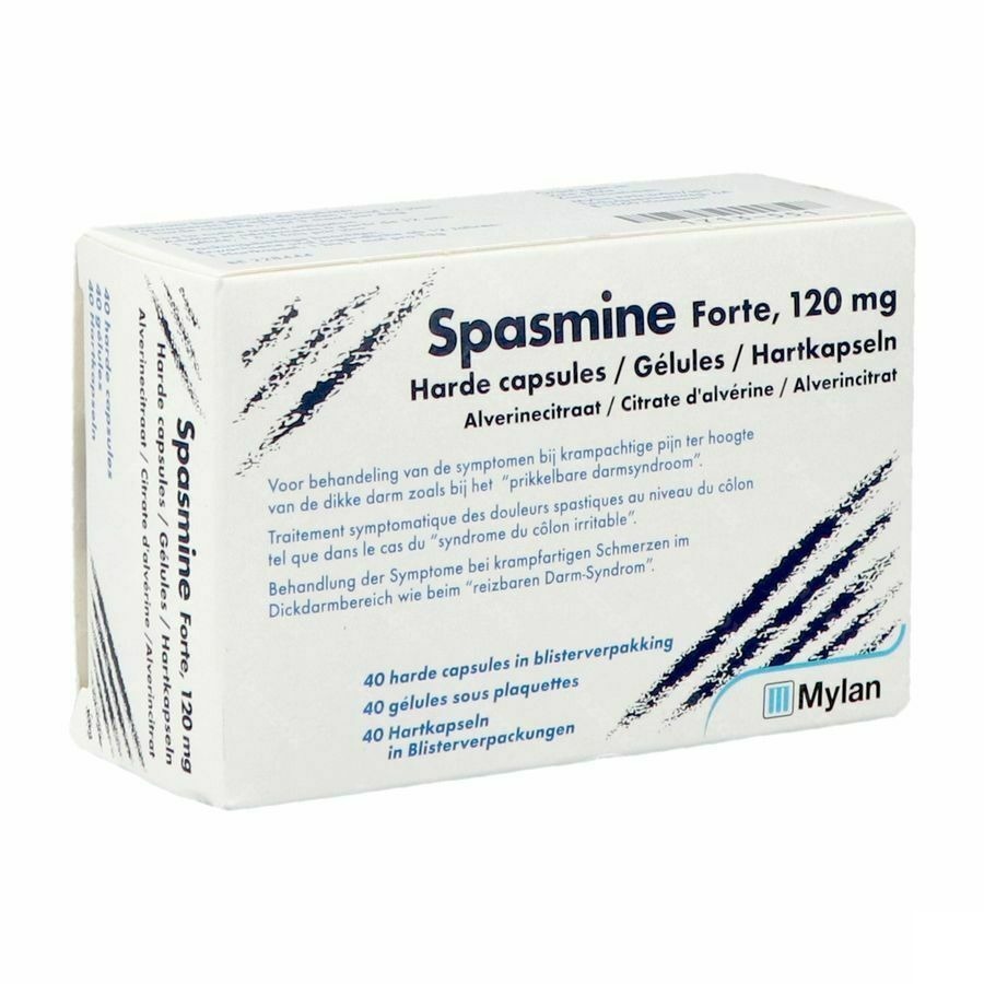 Spasmine Forte Caps 40 X 120mg