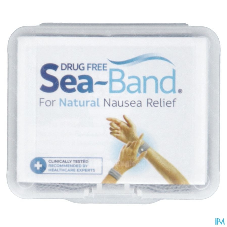 Sea Band Adults Bracelet Gris 2 Pièces