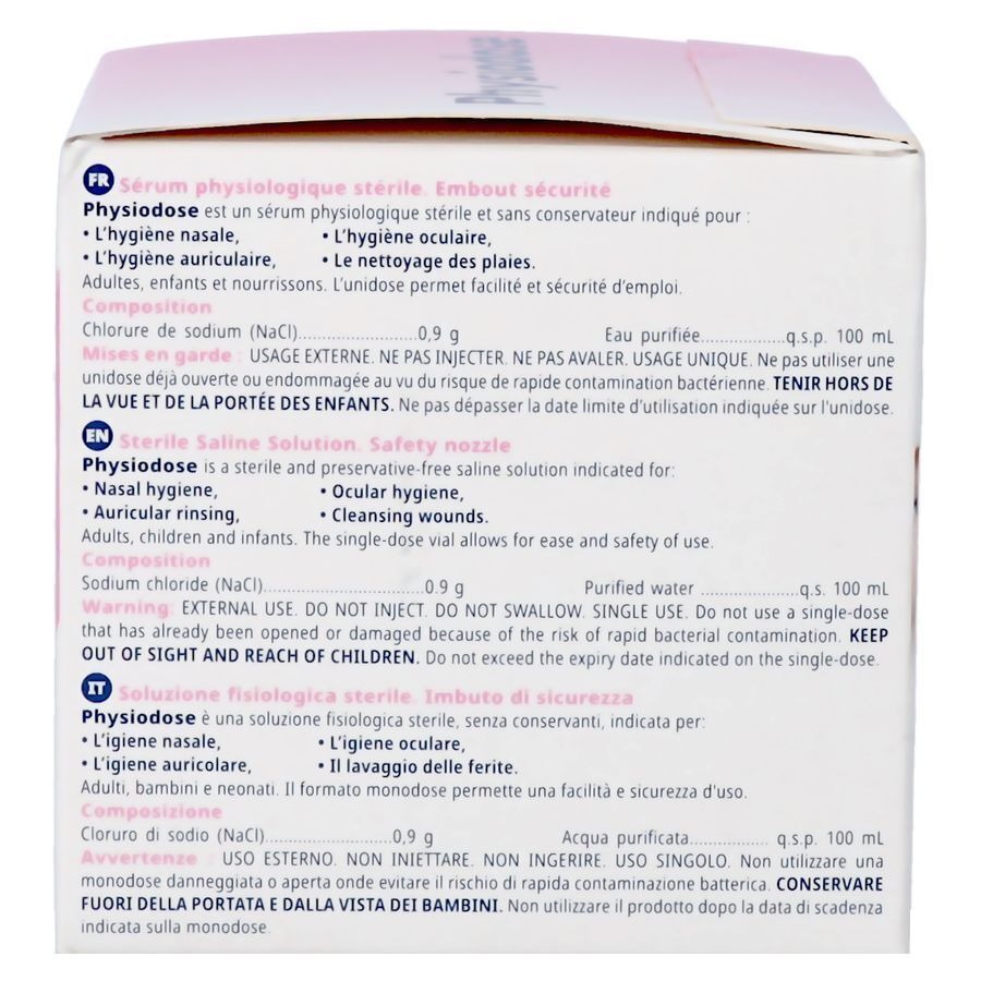 Physiodose Serum Physio Ud Ster 30x5ml