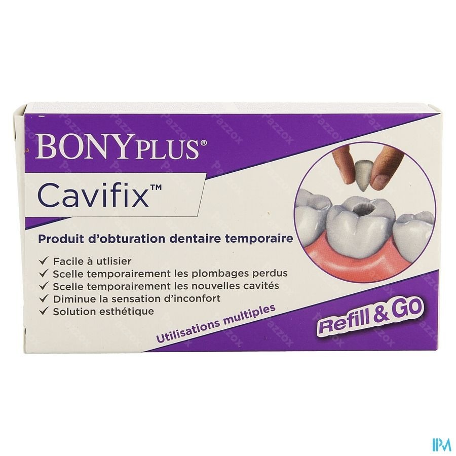 Bonyplus Cavifix Obturation Dentaire Temporaire 7g