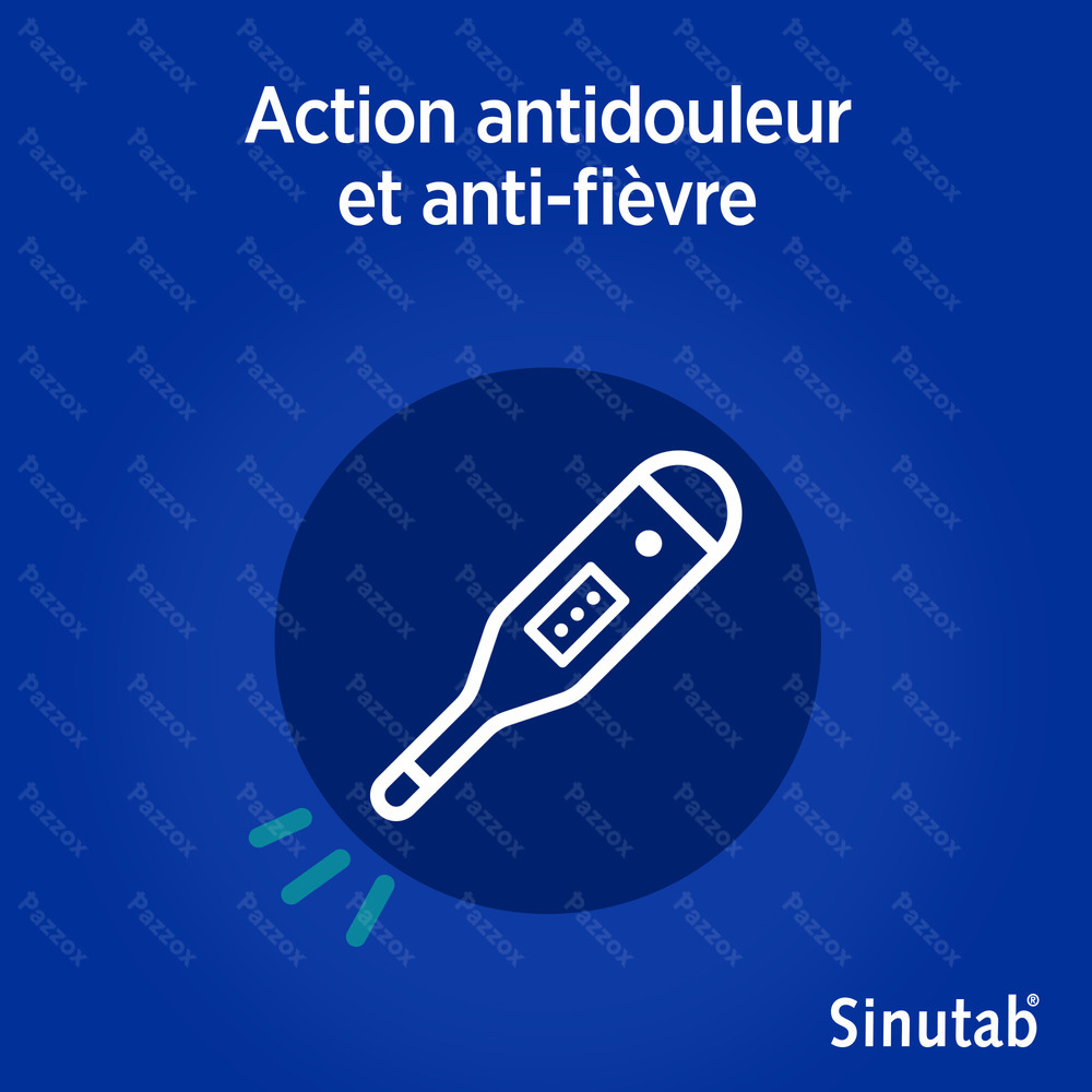 Sinutab 500/30mg 15 Comprimés