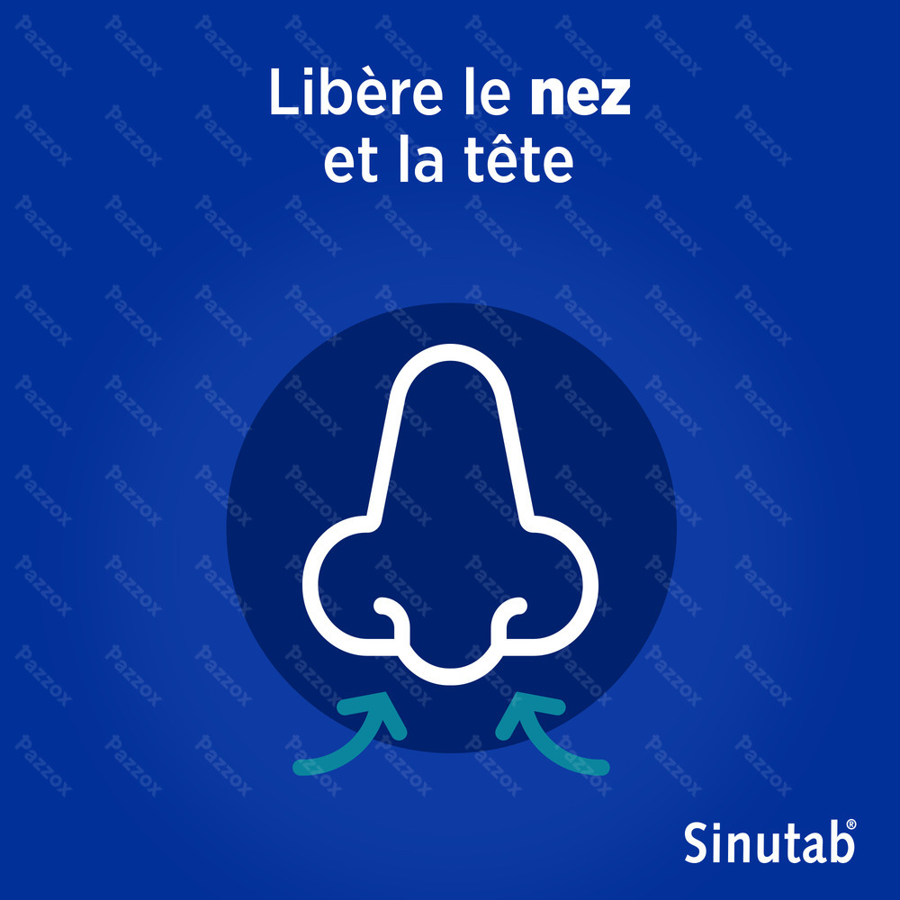 Sinutab 500/30mg 15 Comprimés