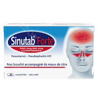 Sinutab Forte 500/60mg Comp 20