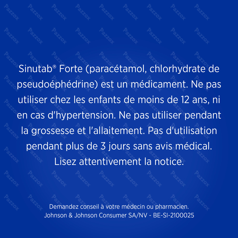 Sinutab Forte 500/60mg Comp 20