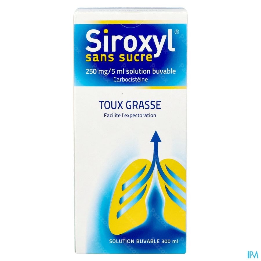 Siroxyl Sirop Sans Sucre/zonder Suiker 300ml