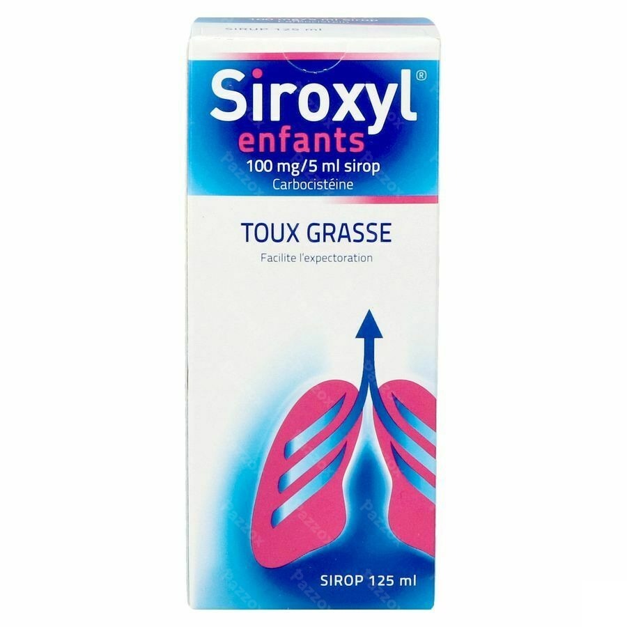 Siroxyl Sirop Enfants/kinderen 125ml 100mg/5ml