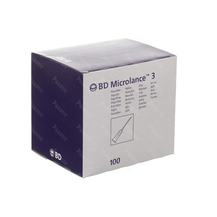 Bd Microlance 3 Aig. 21g 2 Rb 0,8x50mm Vert 100