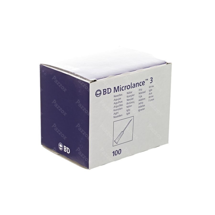 Bd Microlance 3 Aig. 25g 1 Rb 0,5x25mm Orange 100