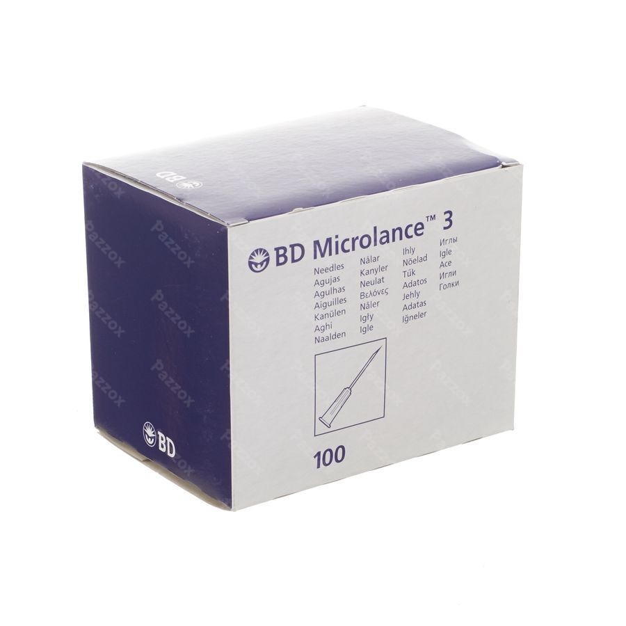 Bd Microlance 3 Aig. 25g 1 Rb 0,5x25mm Orange 100