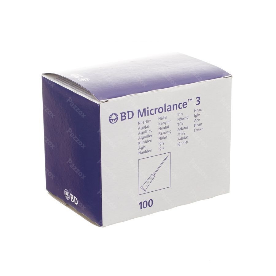 Bd Microlance 3 Aig.25g 5/8 Rb 0,5x16mm Orange 100