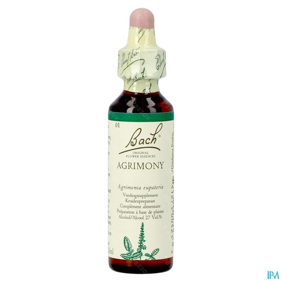 Bach Flower Remedie 01 Agrimony 20ml