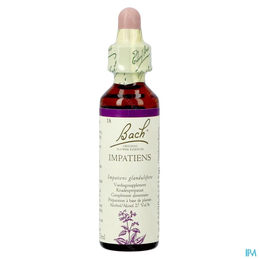 Bach Flower Remedie 18 Impatiens 20ml