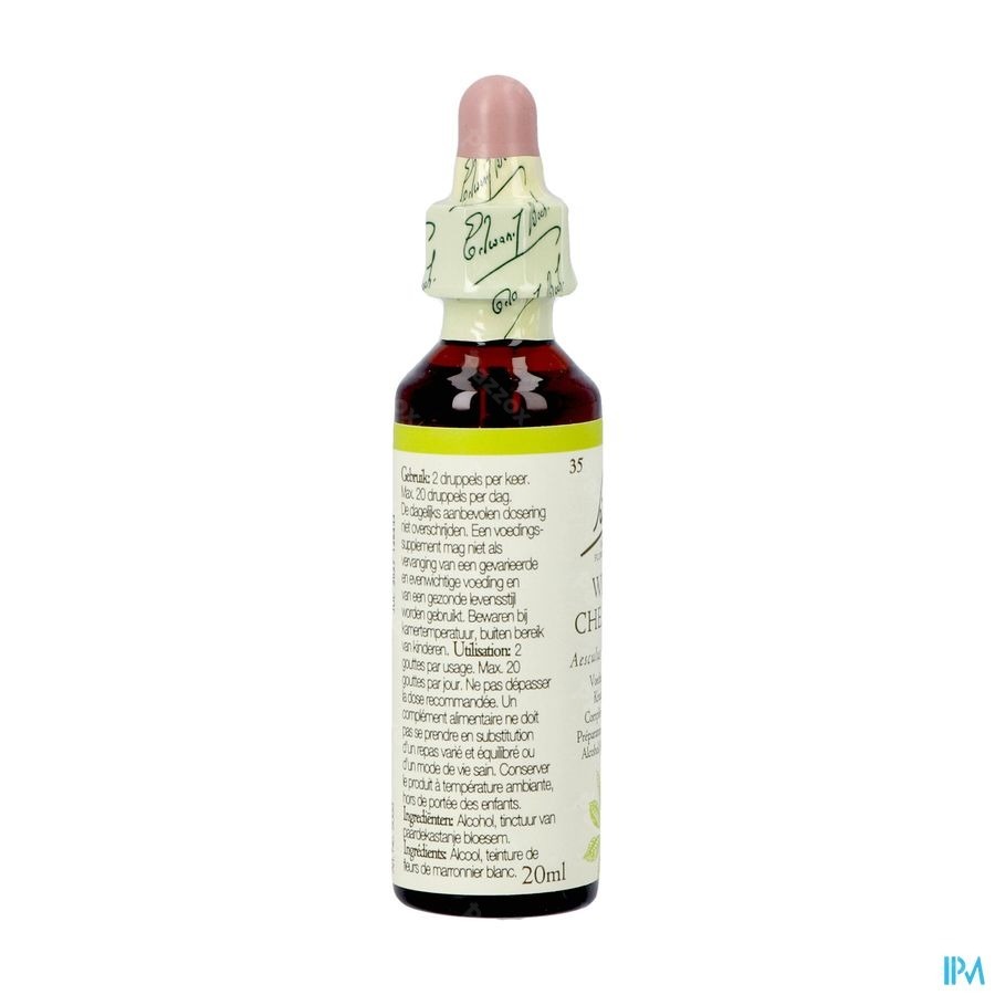 Bach Flower Remedie 35 White Chestnut 20ml
