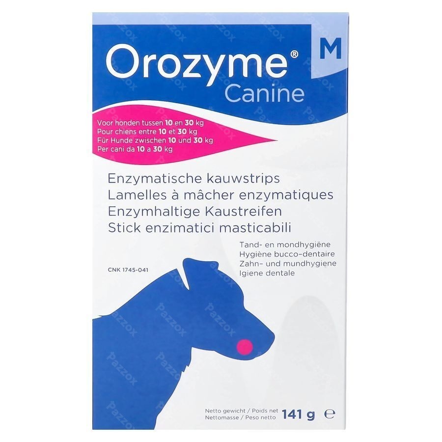 Orozyme Canine M Lamelle Enzym.chien 10-30kg 141g