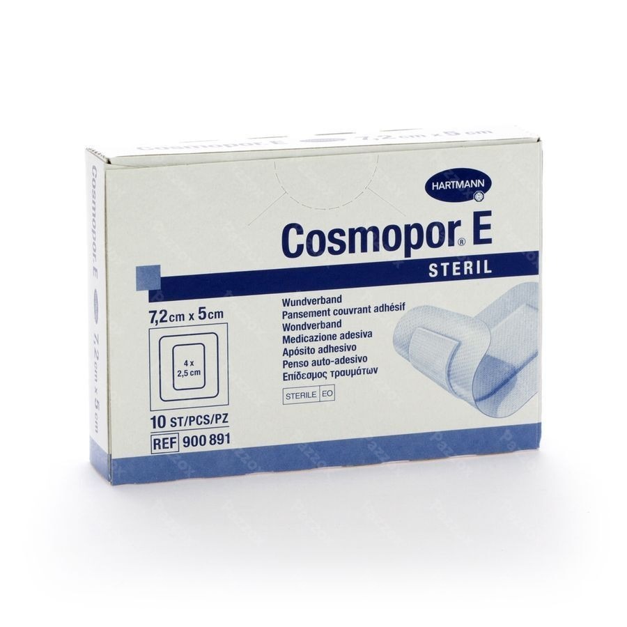 Cosmopor E Latexfree 7,2x5cm 10 P/s