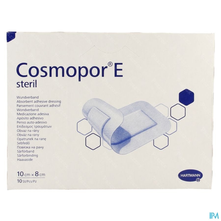 Cosmopor E Latexfree 10x8cm 10 P/s