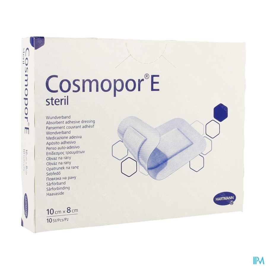 Cosmopor E Latexfree 10x8cm 10 P/s