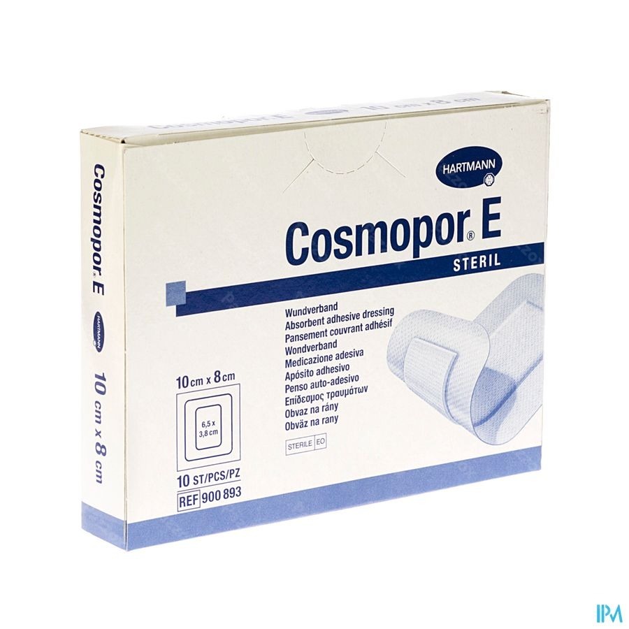 Cosmopor E Latexfree 10x8cm 10 P/s
