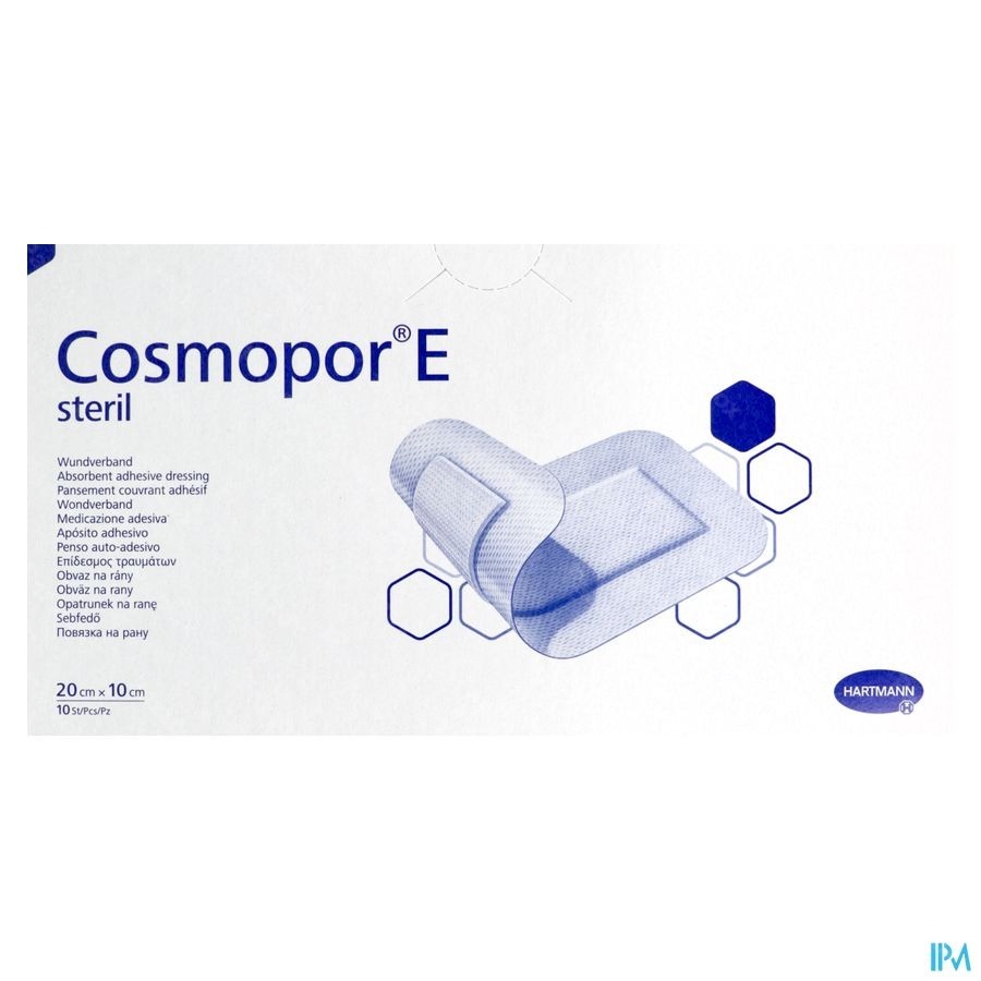 Cosmopor E Latexfree 20x10cm 10 P/s