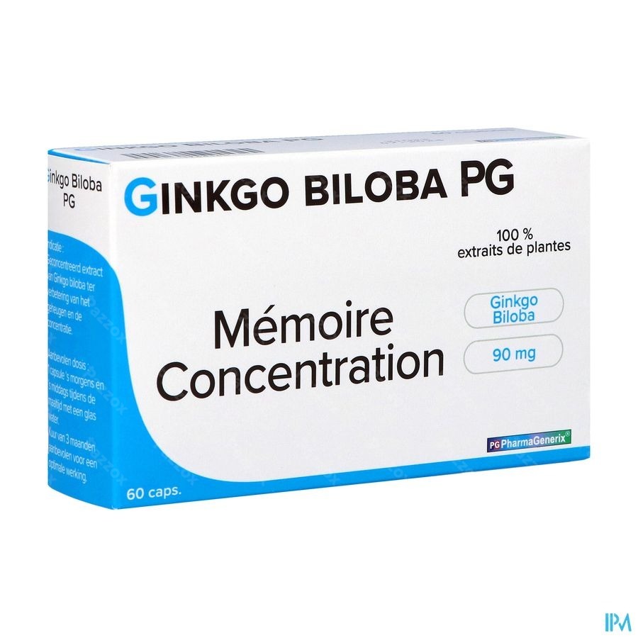 Gingko Biloba Pg Pharmagenerix Caps 60