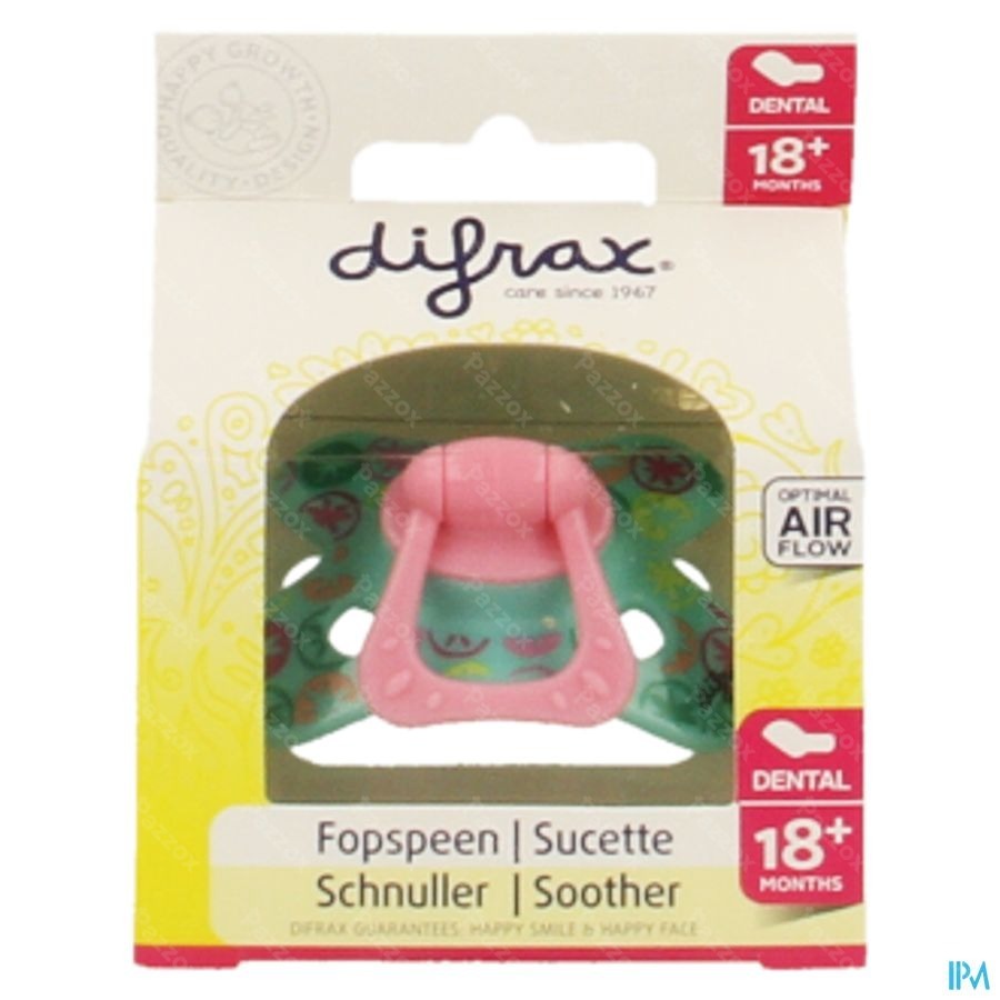 Difrax Sucette Sil Dental Xtra Forte 18m+ 342