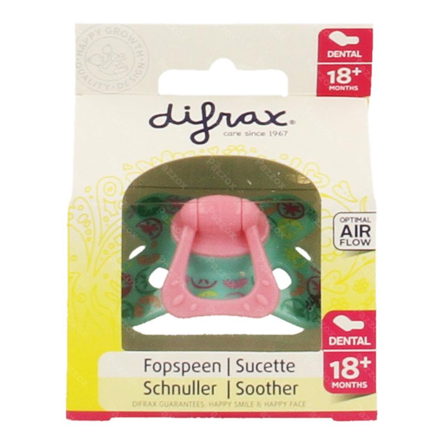 Difrax Sucette Sil Dental Xtra Forte +18m 342 - Pazzox