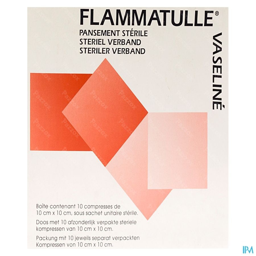 Flammatulle Vaseline Cp 10x10x10 Rempl 1478726