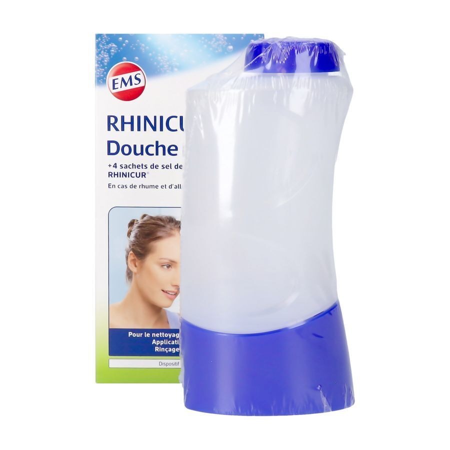 Rhinicur Douche Nasale + 4 Sachets Sel Rincage