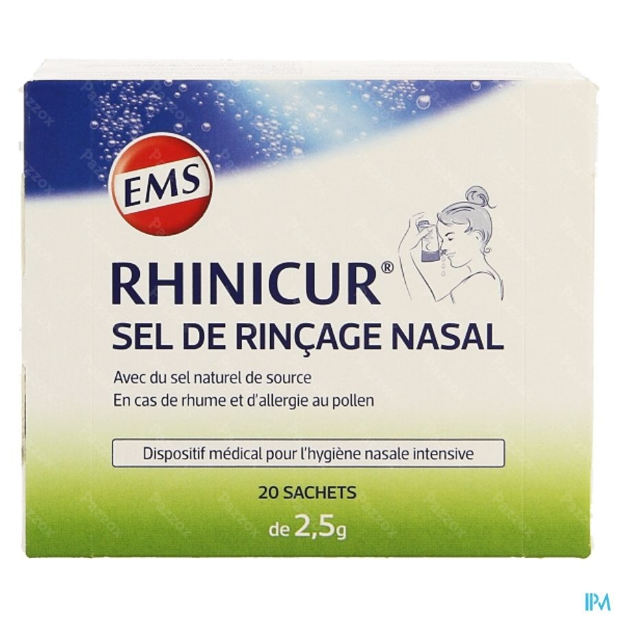Rhinicur Sel De Rincage Nasale Sachet 20x2,5g