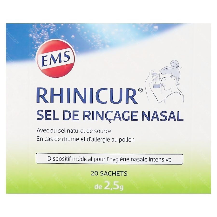 Rhinicur Sel De Rincage Nasale Sachet 20x2,5g