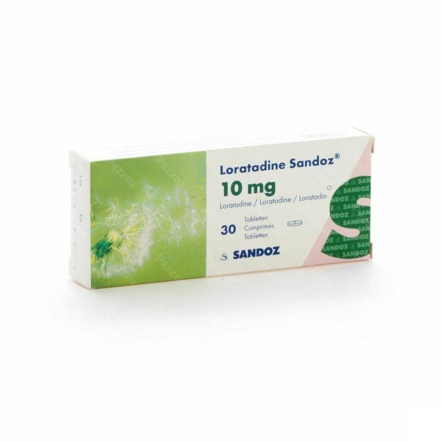 Loratadine Sandoz 10mg 30 Comprimés