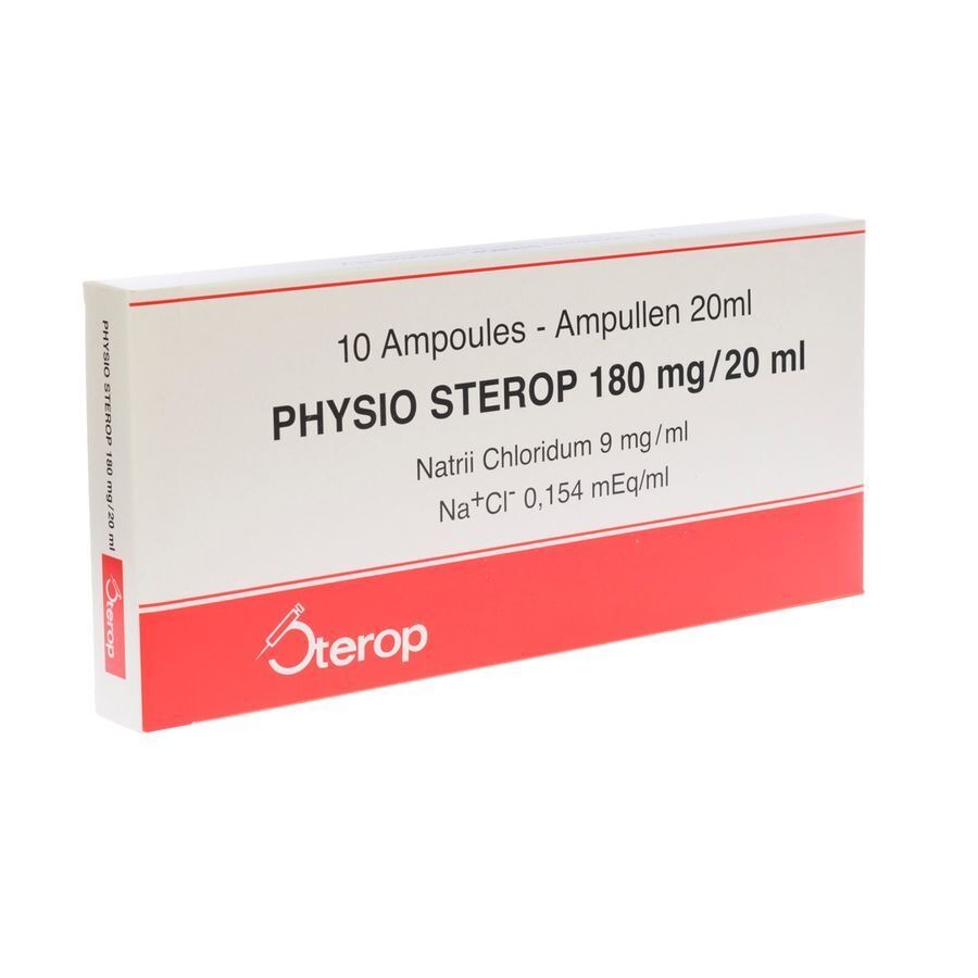 Physio Sterop Amp Ud 10 X 20ml