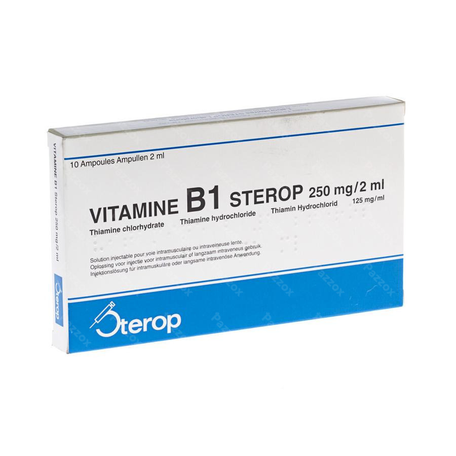 Vit B1 Im/iv Amp 10 X 250mg/2ml