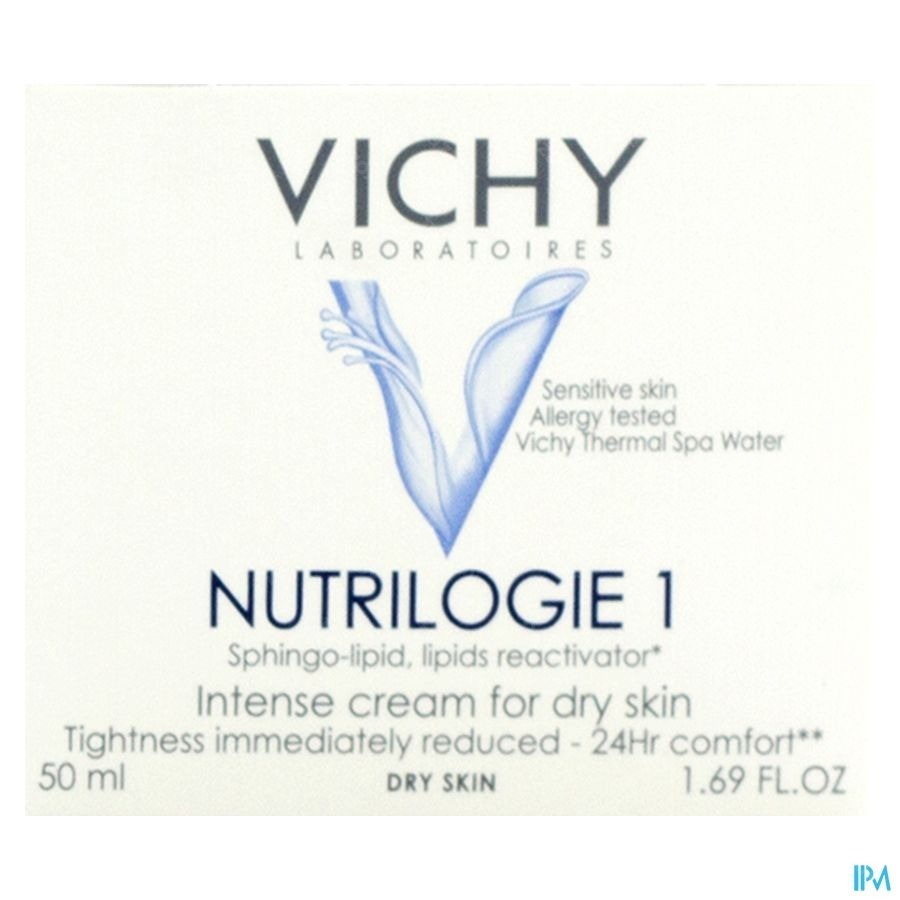 Vichy Nutrilogie 1 Soin Intensif Crème de Jour Peaux Sèches 50ml