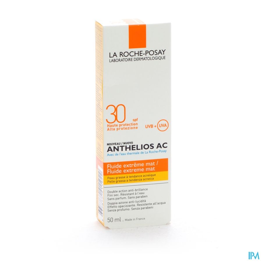 La Roche Posay Anthelios Fluide Ac Ip30 50ml